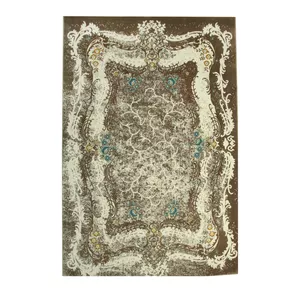 فرش ماشینی آذر دکور طرح سلطنتی کد 1506