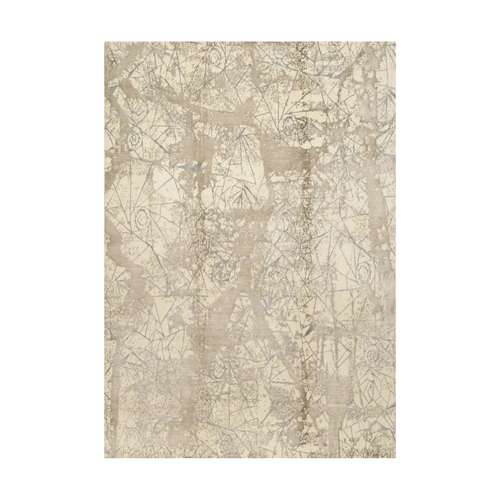 فرش ماشینی زانیس مدل مدرن طرح پتینه دیزاینیت زمینه کرم