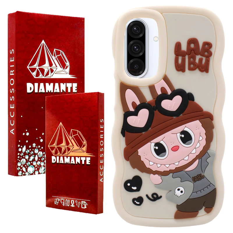 کاور دیامانته مدل Cream Rd مناسب برای گوشی موبایل سامسونگ Galaxy A26