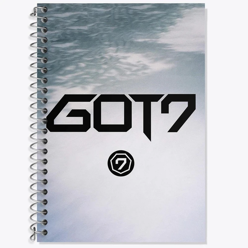 دفتر لغت 50 برگ خندالو مدل گروه گات سون GOT7 کد 21036