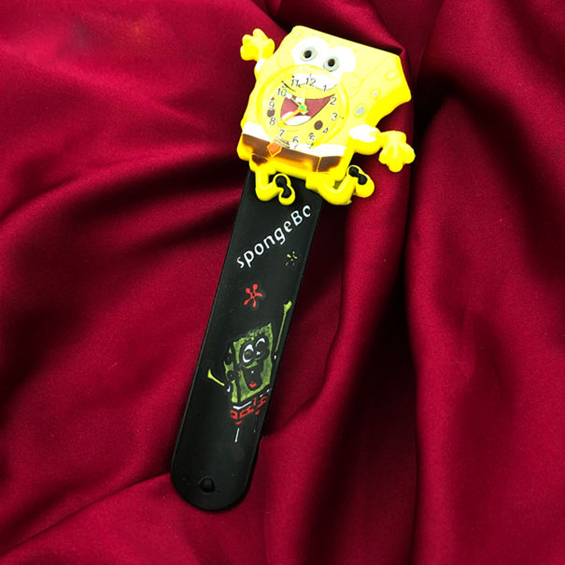 ساعت مچی عقربه ای مدل باب اسفنجی 01 ساعت مچی عقربه ای مدل باب اسفنجی 01