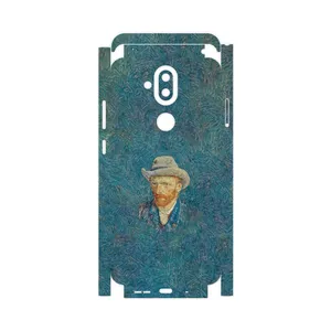 MAHOOT Self portrait with a gray felt hat-FullSkin Cover Sticker for Nokia 8.1
