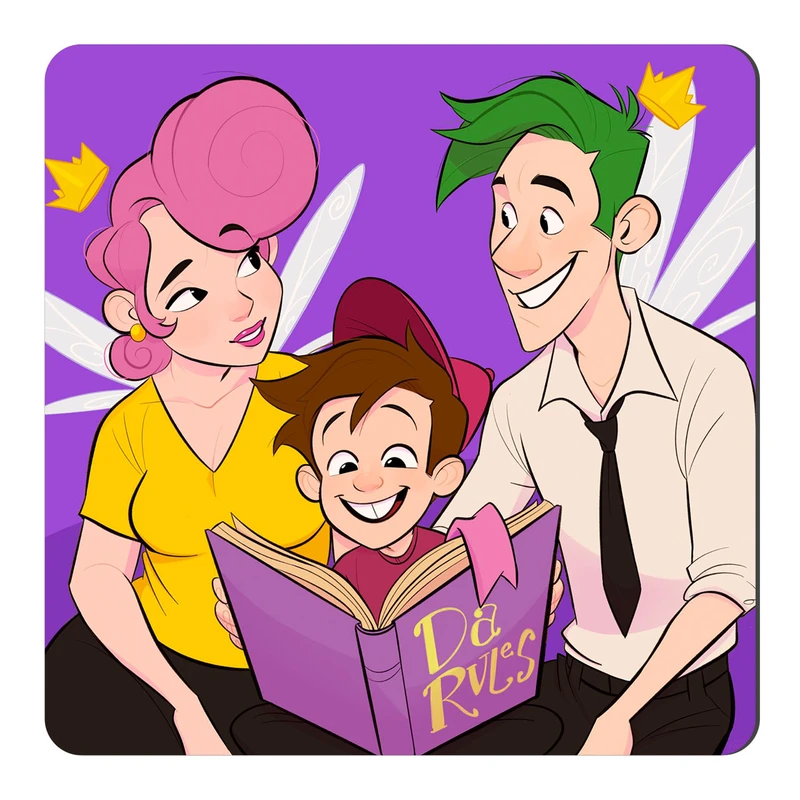 مگنت طرح خانواده مهربان کد NIM3129