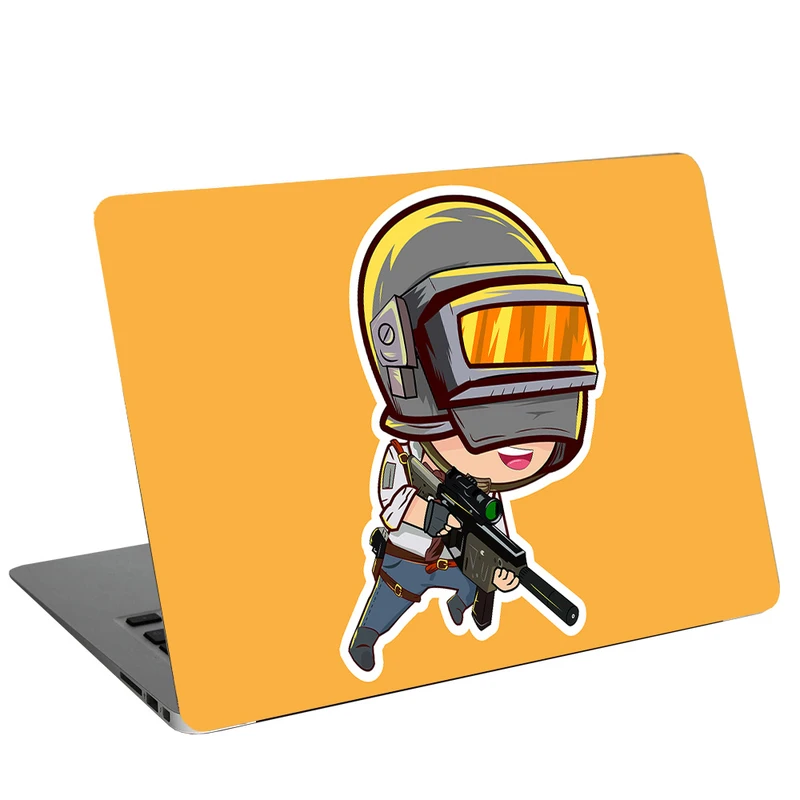 استیکر لپ تاپ طرح pubg-soldier کد G-1031 مناسب برای لپ تاپ 15.6 اینچ