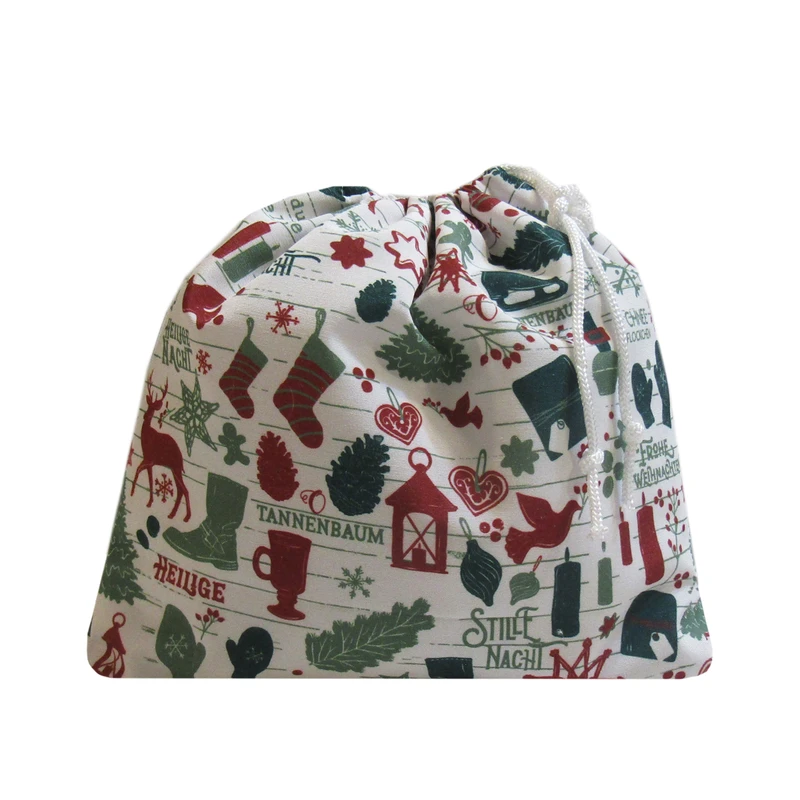 کیسه سبزی هوم اند لایف مدل میسون طرح کریسمس کد M-470006