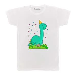 تی شرت بچگانه پرمانه طرح دایناسورهای بامزه کد pmt.5133