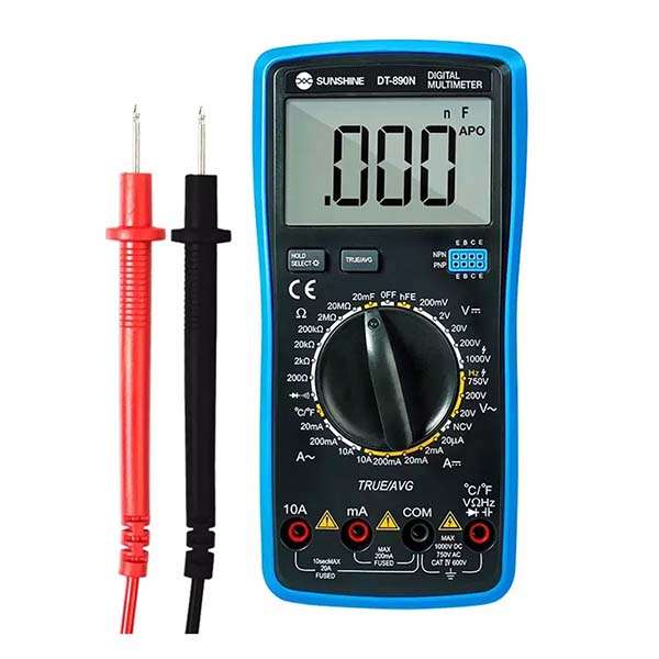مولتی متر دیجیتال سانشاین مدل DT-890N مولتی متر دیجیتال سانشاین مدل DT-890N