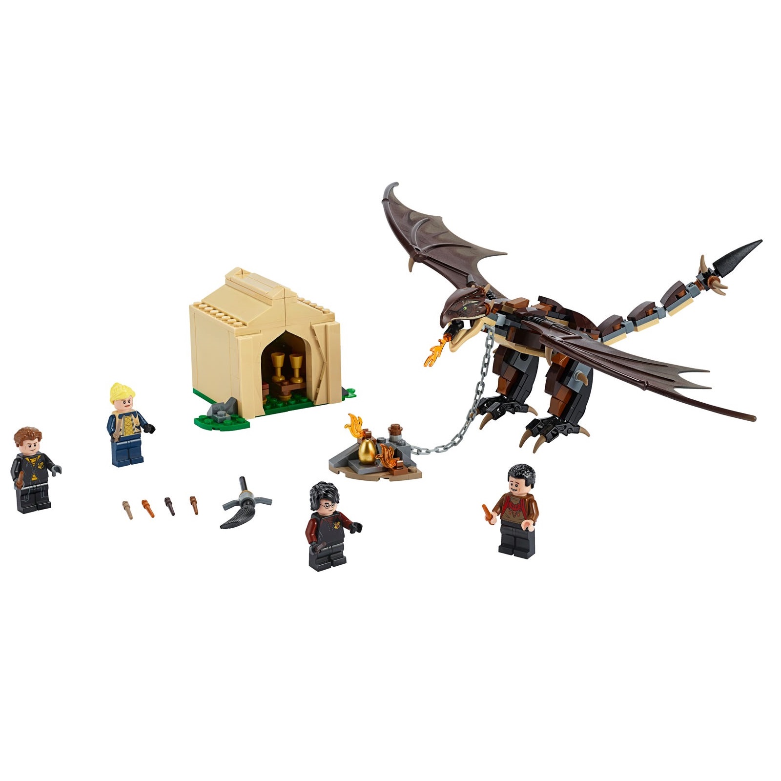 lego harry potter hungarian horntail triwizard challenge set 75946