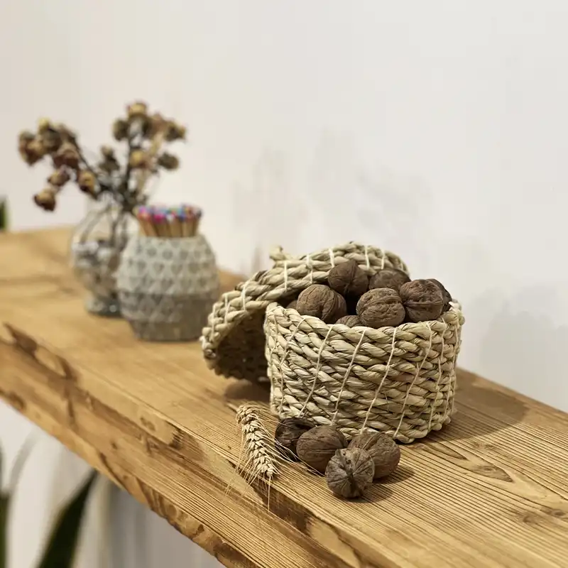سبد حصیر بافی مدل سنتی