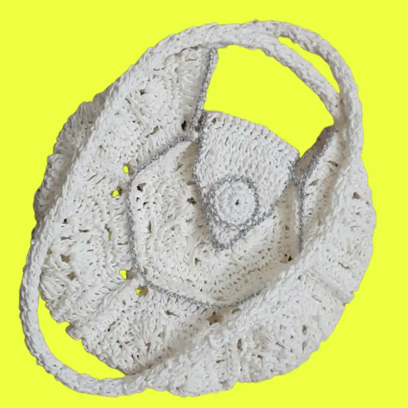 کیف بافتنی مدل ساحلی