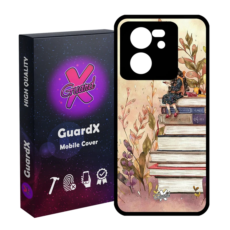 کاور گارد ایکس طرح دختر مدل Glass10313 مناسب برای گوشی موبایل شیائومی 13T/13T Pro/Redmi K60 Ultra