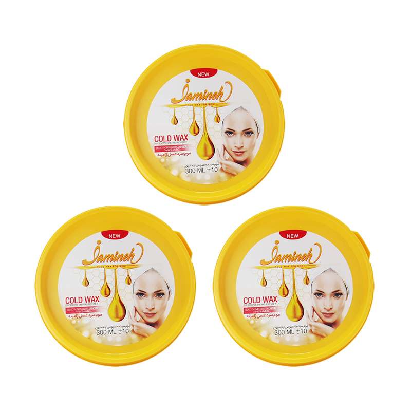 موم موبر ژامینه مدل honey حجم 300 میلی لیتر مجموعه 3 عددی