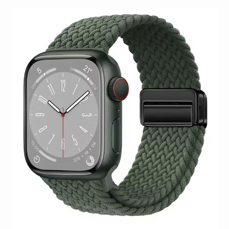بند آی ویش مدل Braided Magntic مناسب برای اپل واچ سری Se/1/2/3/4/5/6/7/8/9/aluminumcase/Ultra/Ultra2 سایز 49 / 45 / 44 میلی متری