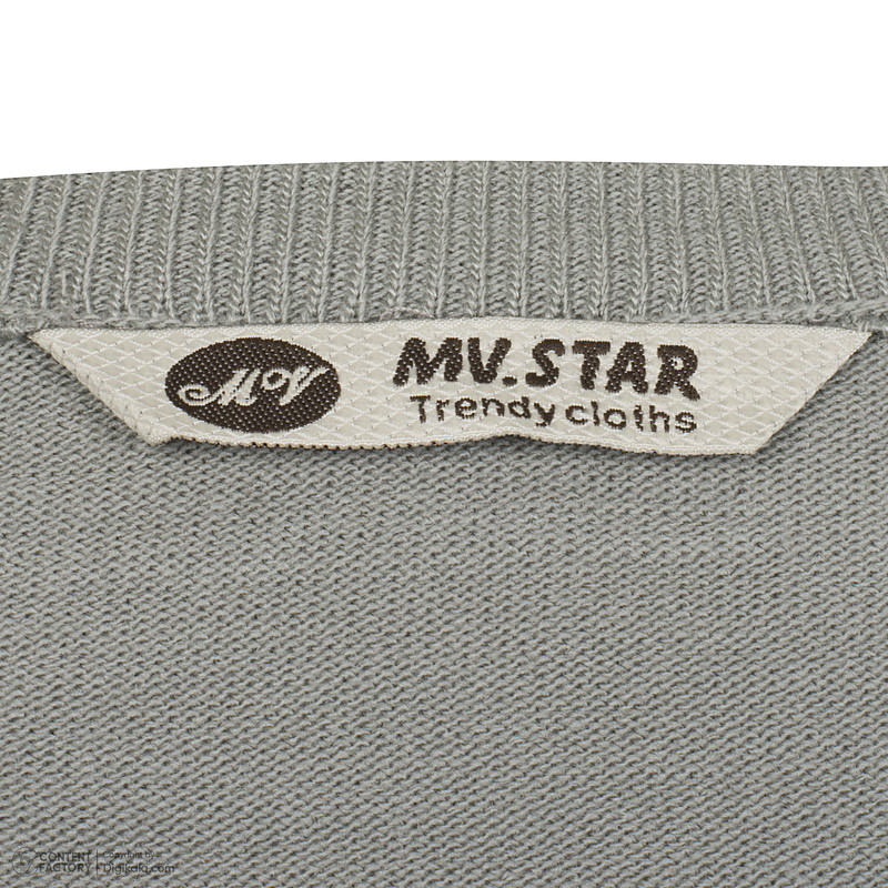 پلیور مردانه ام‌ وی استار‌ کد 620 رنگ‌ طوسی