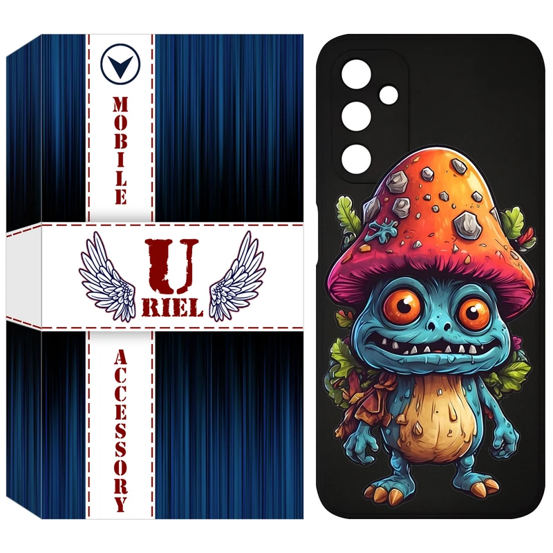 کاور یوریل قاب مدل KSH کد 47 طرح قارچ مناسب برای گوشی موبایل سامسونگ Galaxy M14