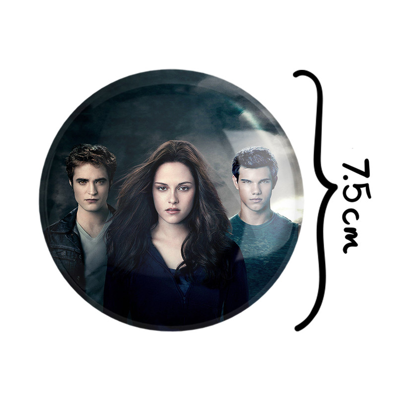 آینه جیبی خندالو طرح گرگ و میش Twilight مدل تاشو کد 10855
