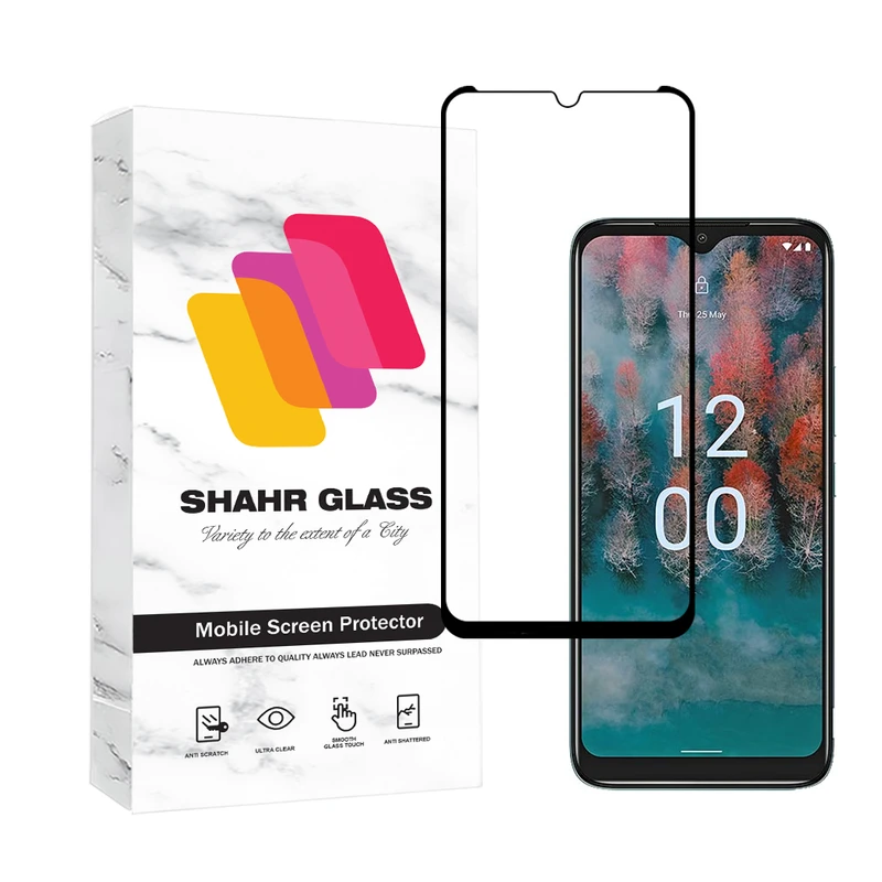 محافظ صفحه نمایش فول شهر گلس مدل  FULPLUSSH مناسب برای گوشی موبایل نوکیا C12