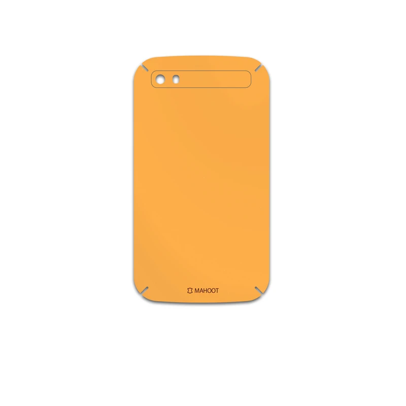 برچسب پوششی ماهوت مدل Matte-Orange مناسب برای گوشی موبایل بلک بری Classic