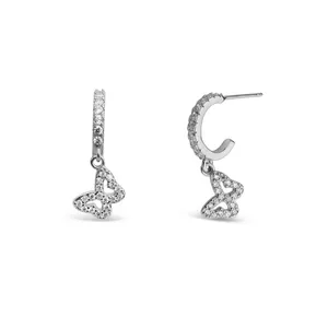 گوشواره میخی نقره زنانه مایا ماهک مدل MSE172