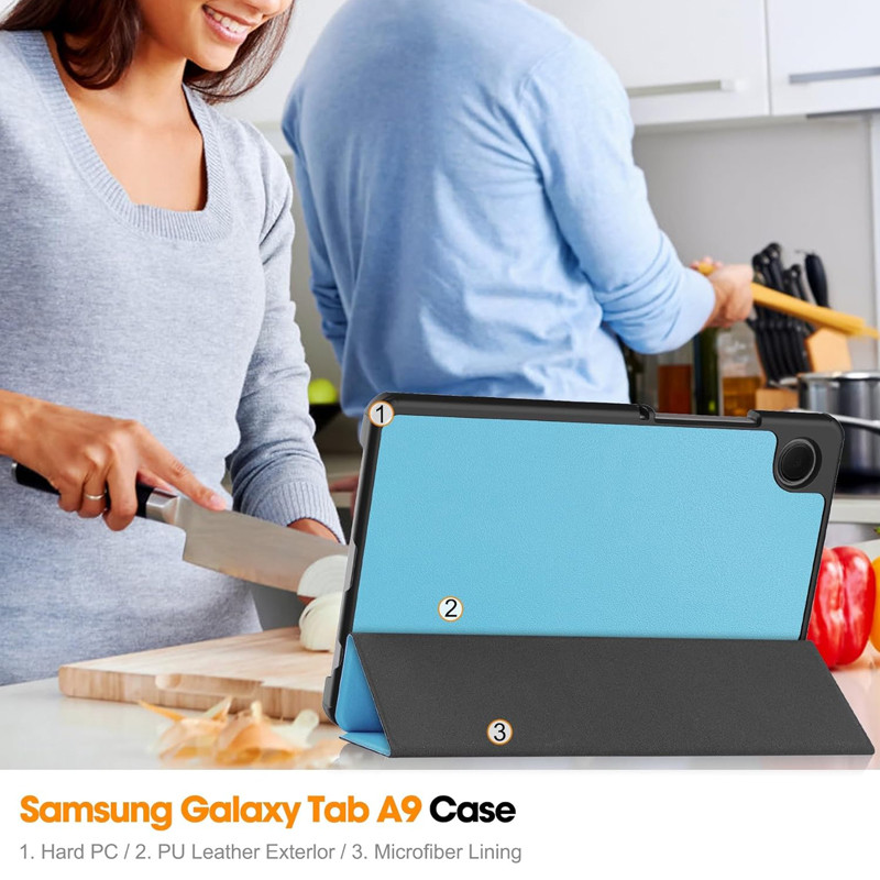 کیف کلاسوری مدل TCS-A9-Tri-D مناسب برای تبلت سامسونگ Galaxy tab A9