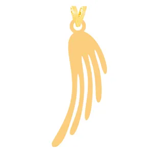 آویز گردنبند طلا 18 عیار زنانه کرابو مدل بال کد Kr31612