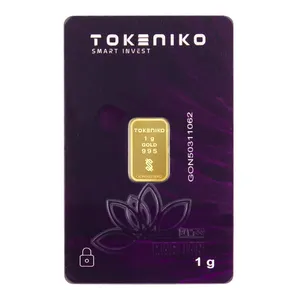 شمش طلا 24 عیار توکنیکو مدل GON-1