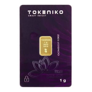 شمش طلا 24 عیار توکنیکو مدل GON-1