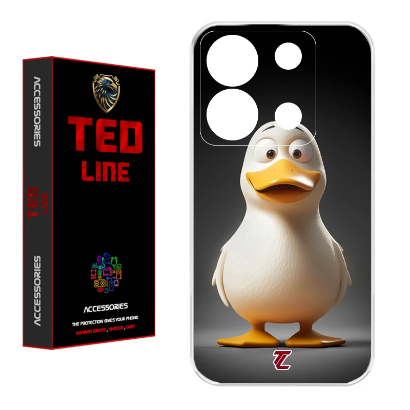 کاور تد لاین طرح اردک کد 1124 مناسب برای گوشی موبایل شیائومی Redmi Note 13 Pro 5G / Poco X6
