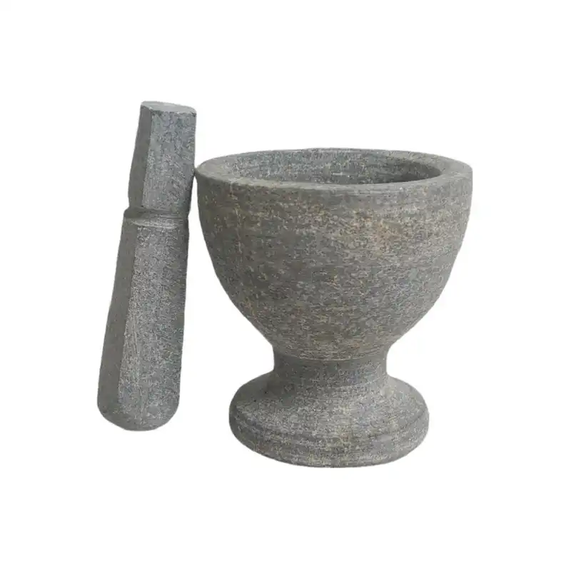 هاون مدل سنگی پایه دار Medium کد 04