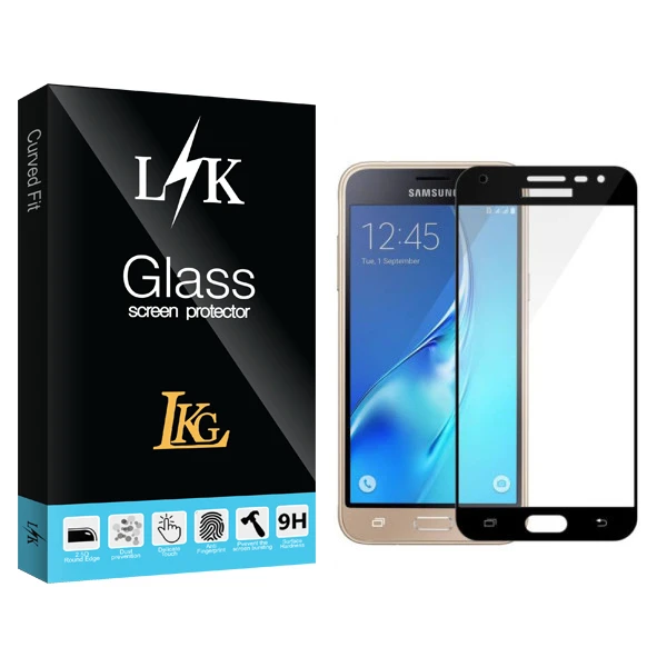 محافظ صفحه نمایش شیشه ای ال کا جی مدل LK Glass مناسب برای گوشی موبایل سامسونگ galaxy J3 Pro