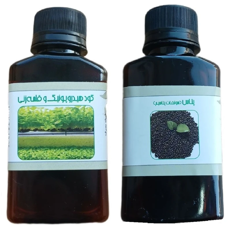 کود مایع قلمه و پتاس مدل life drop حجم 110 میلی لیتر بسته 2 عددی