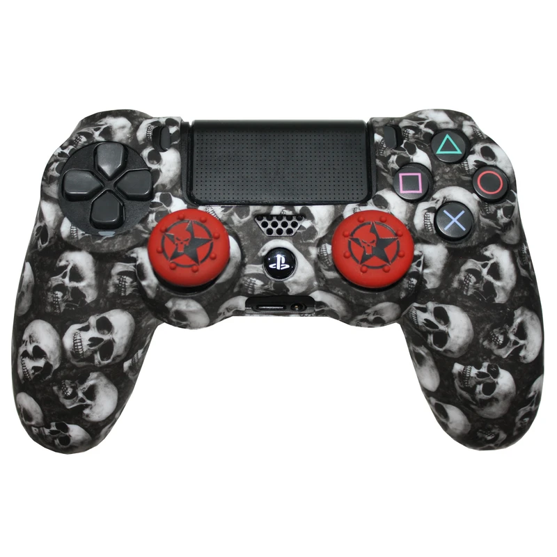 محافظ دسته بازی پلی استیشن 4 مدل skeleton 030 به همراه روکش آنالوگ