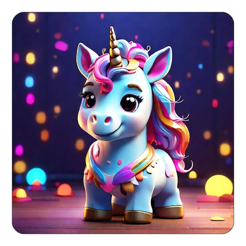 مگنت کاکتی طرح اسب تک شاخ و یونیکورن مدل mp30916