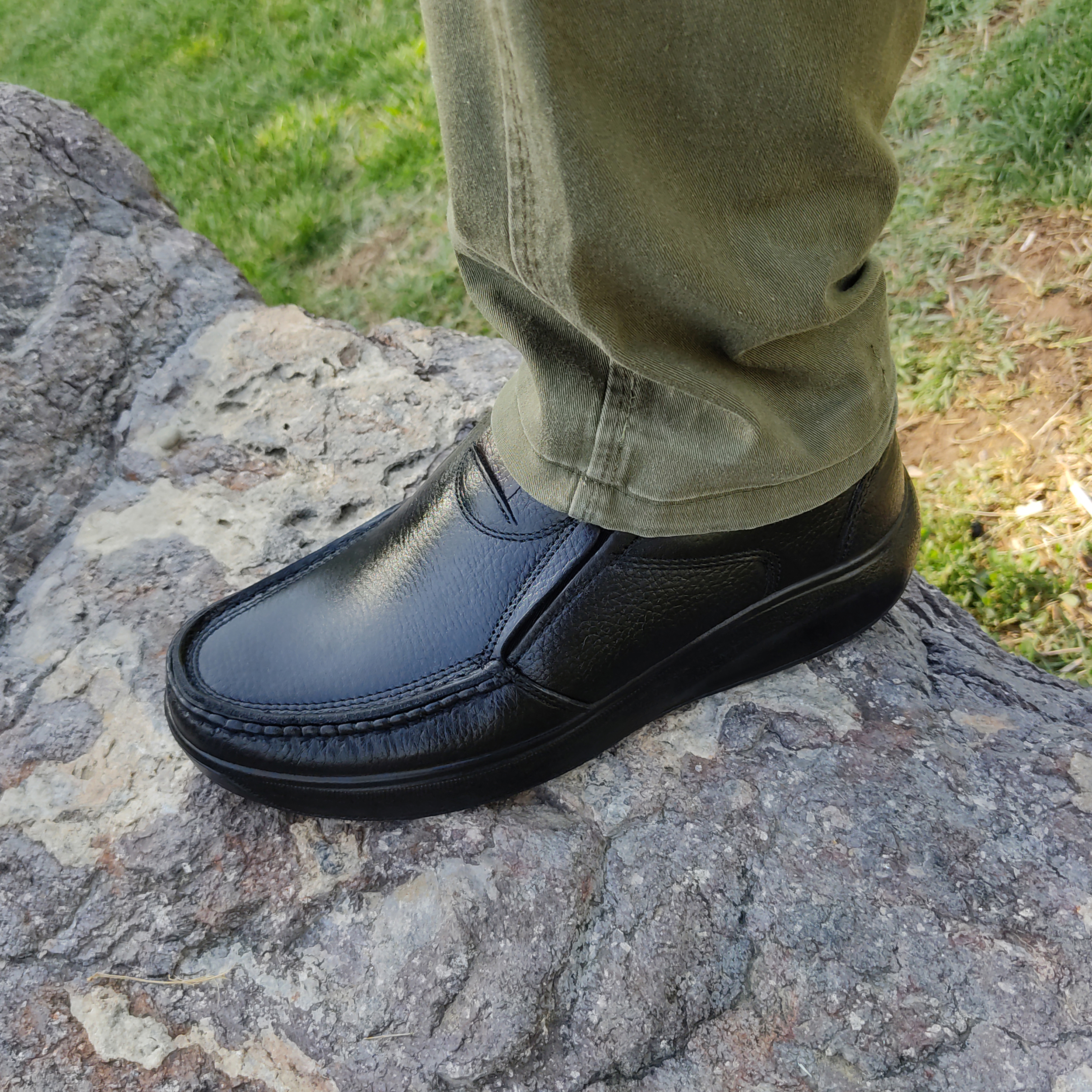 کفش طبی مردانه دکتر شولز مدل Comfort رنگ مشکی -  - 6