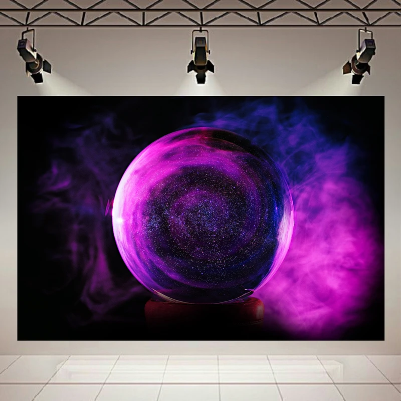 استیکر طرح کهکشان و ستارگان مدل Crystal Gos Ball کد AR1280