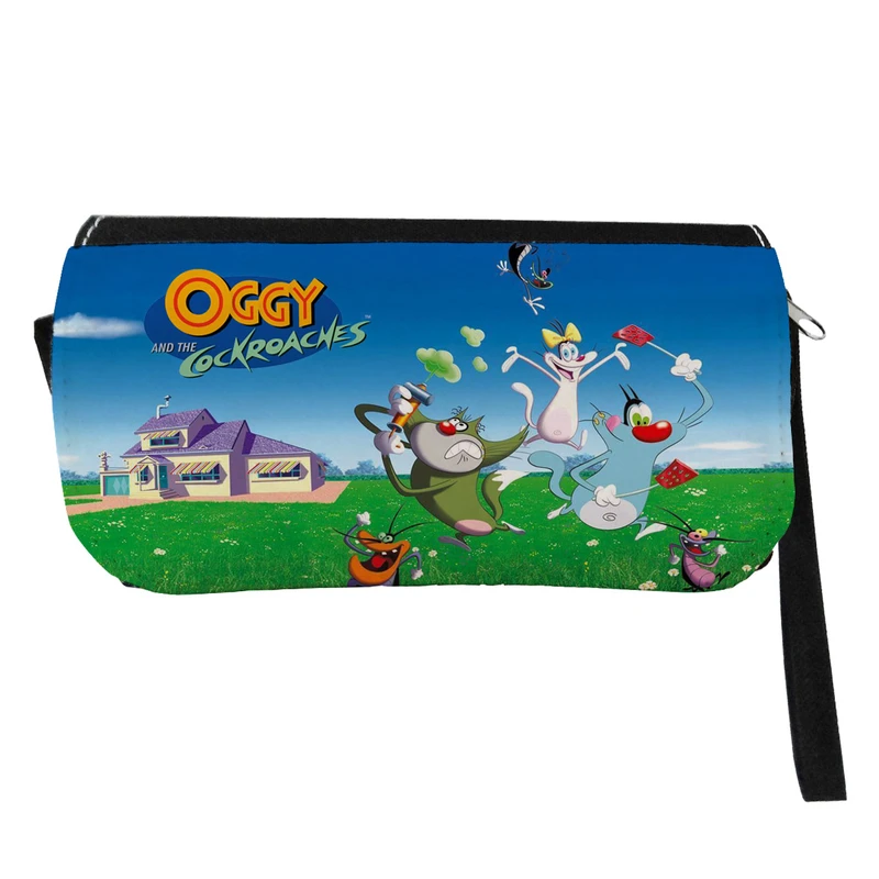  جامدادی مدل دوزیپ طرح انیمیشن اوگی و سوسکها کد NI1311