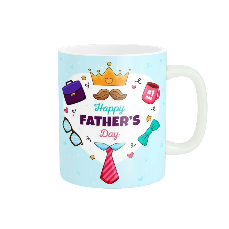 ماگ پادآفرین مدل روز پدر روز مرد طرح روز پدر مبارک کد p3113
