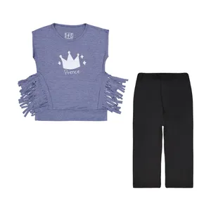 ست تاپ و شلوار دخترانه سون پون مدل 1391786-77