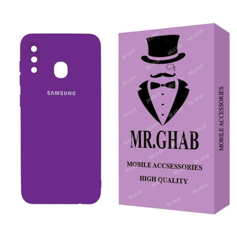 کاور مستر قاب مدل سیلیکونی مناسب برای گوشی موبایل سامسونگ Galaxy A20