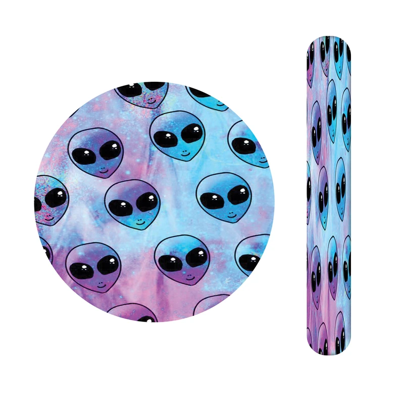 آینه آرایشی جیبی مدل آدم فضایی کد 508  به همراه سوهان ناخن