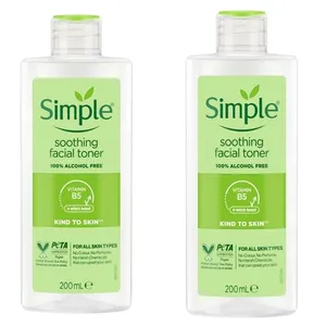 تونر سیمپل مدل jgffd حجم 200 میلی لیتر مجموعه دو عددی