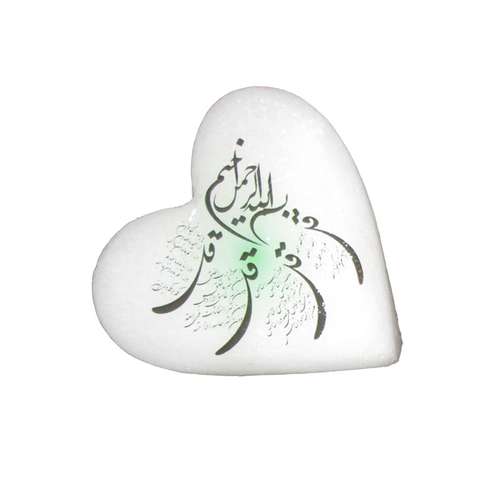 سنگ نمک دکوری مدل قلب کد 1005