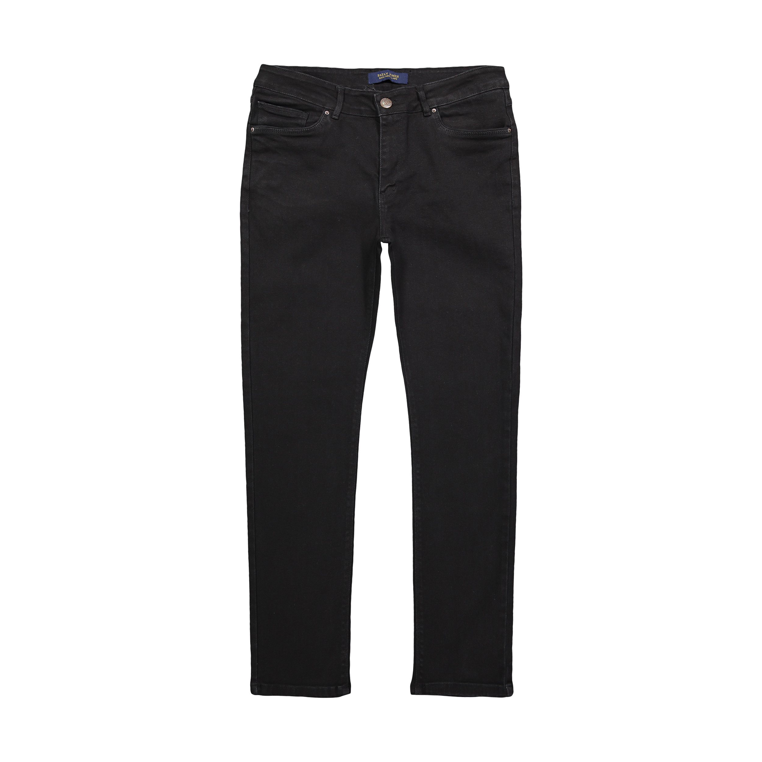 شلوار جین مردانه پاتن جامه مدل راسته 101121010380846 رنگ مشکی