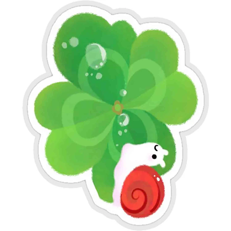 استیکر لپ تاپ طرح happy lucky snail کد ST841