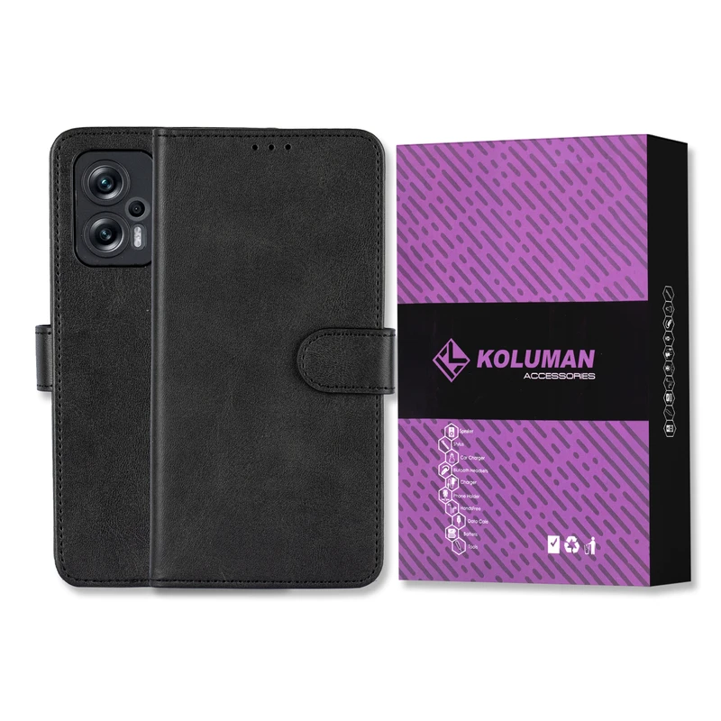 کیف کلاسوری کلومن مدل CALF SKIN مناسب برای گوشی موبایل شیائومی POCO X4 GT  