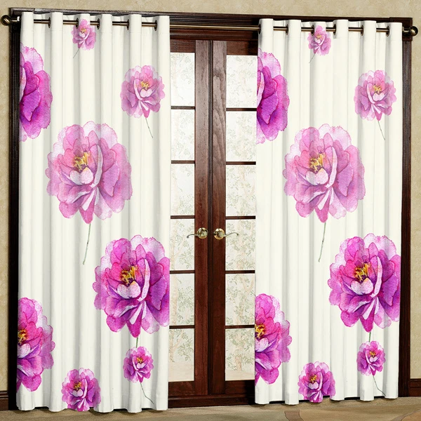 پرده مخمل پانچی کد 5876 سایز 280x140 سانتی متر