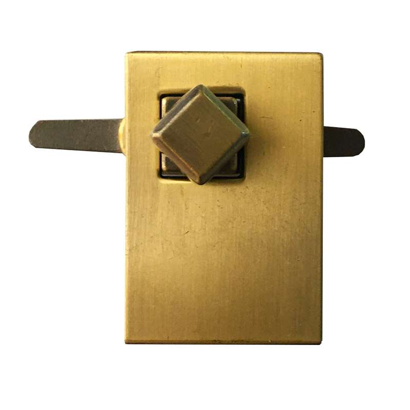 قفل پیچی کیف طرح مستطیل مدل Lock-Br-Square