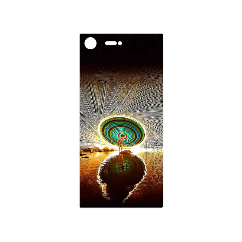 برچسب پوششی ماهوت مدل Night Light Fountain مناسب برای گوشی موبایل سونی Xperia XZ Premium