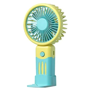 پنکه شارژی مدل handheld fan طرح سه حالت باد ظرفیت 400 میلی آمپر