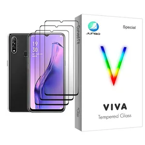 Junbo Viva Glass MIX003 Screen Protector For Oppo A8 Pack Of 3